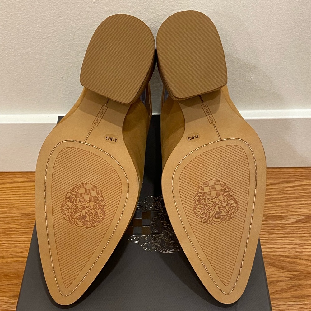 Vince Camuto Chemine Slingback, Saddle, Size 8.5 - Picture 7 of 10